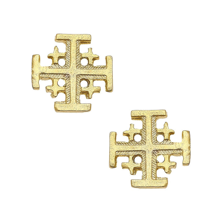 Susan Shaw Jerusalem Cross Studs