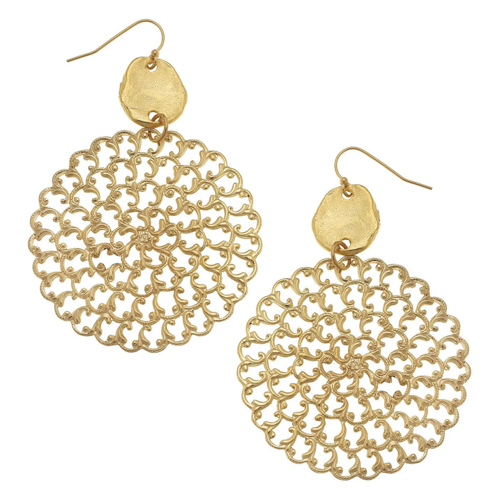 Susan Shaw Filigree Earrings