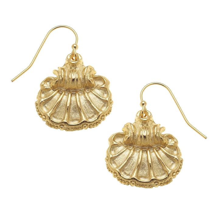 Susan Shaw Scallop Earrings