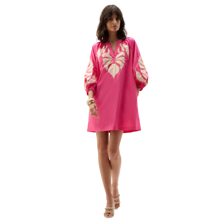 Joseph Ribkoff Floral Embroidered Dress