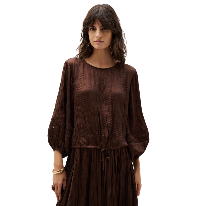 Joseph Ribkoff Satin Cocoon Top