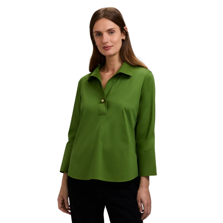 Foxcroft Catalina Popover Top