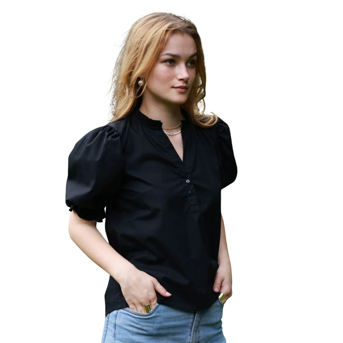 Maude Vivante Isla Top Black