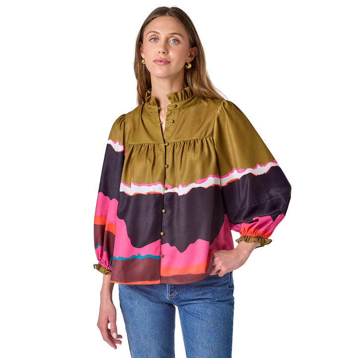 Crosby Worth Top Portoro