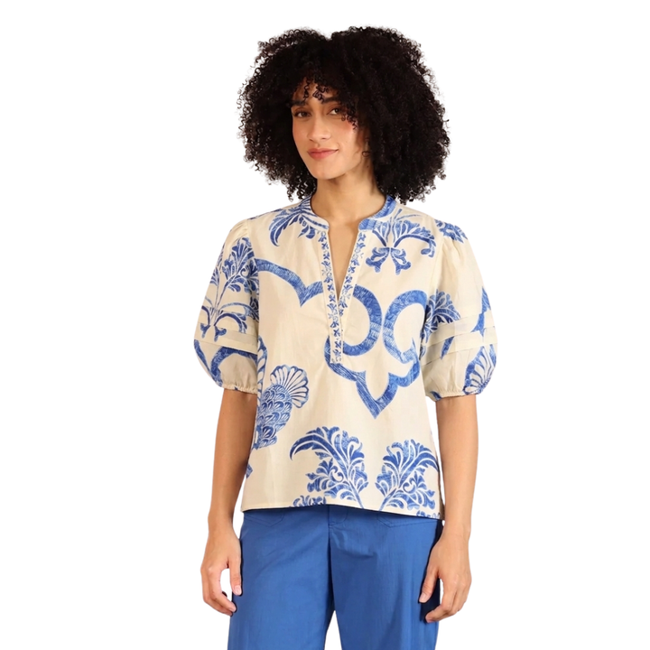 Maude Vivante Raya Top Blue Fresco