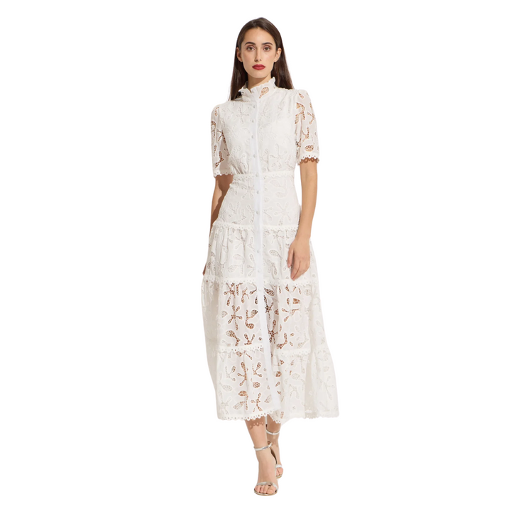 OO LA LA Starfish Lace Midi Dress