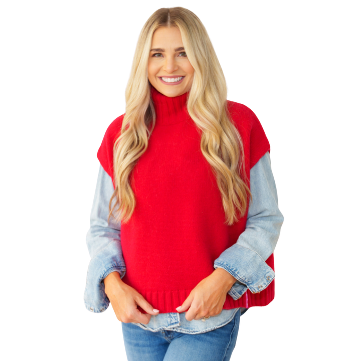 Caryn Lawn Scottie Sweater Vest