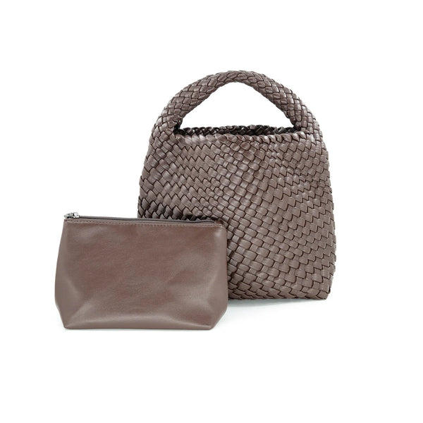 Woven Mini Hobo Bag