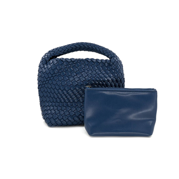 Woven Mini Hobo Bag