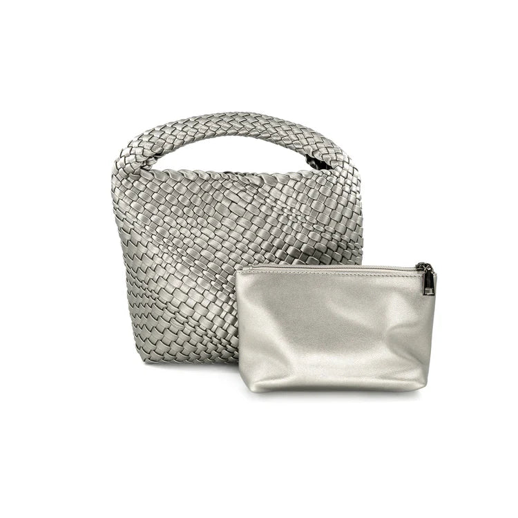Woven Mini Hobo Bag