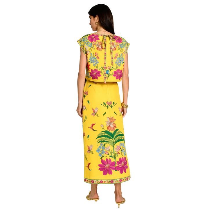 Elizabeth James Winnifred Skirt Tapestry Yellow