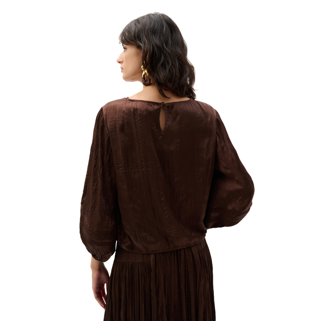 Joseph Ribkoff Satin Cocoon Top