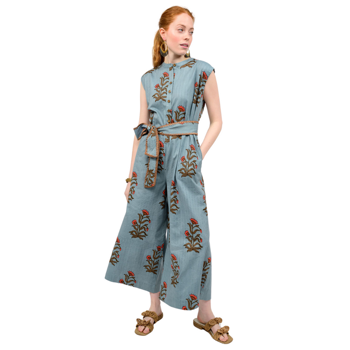Uncle Frank Block Print Jumpsuit