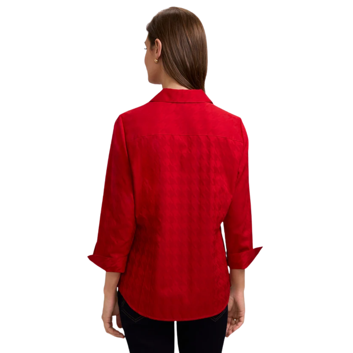 Foxcroft Taylor Jacquard Top