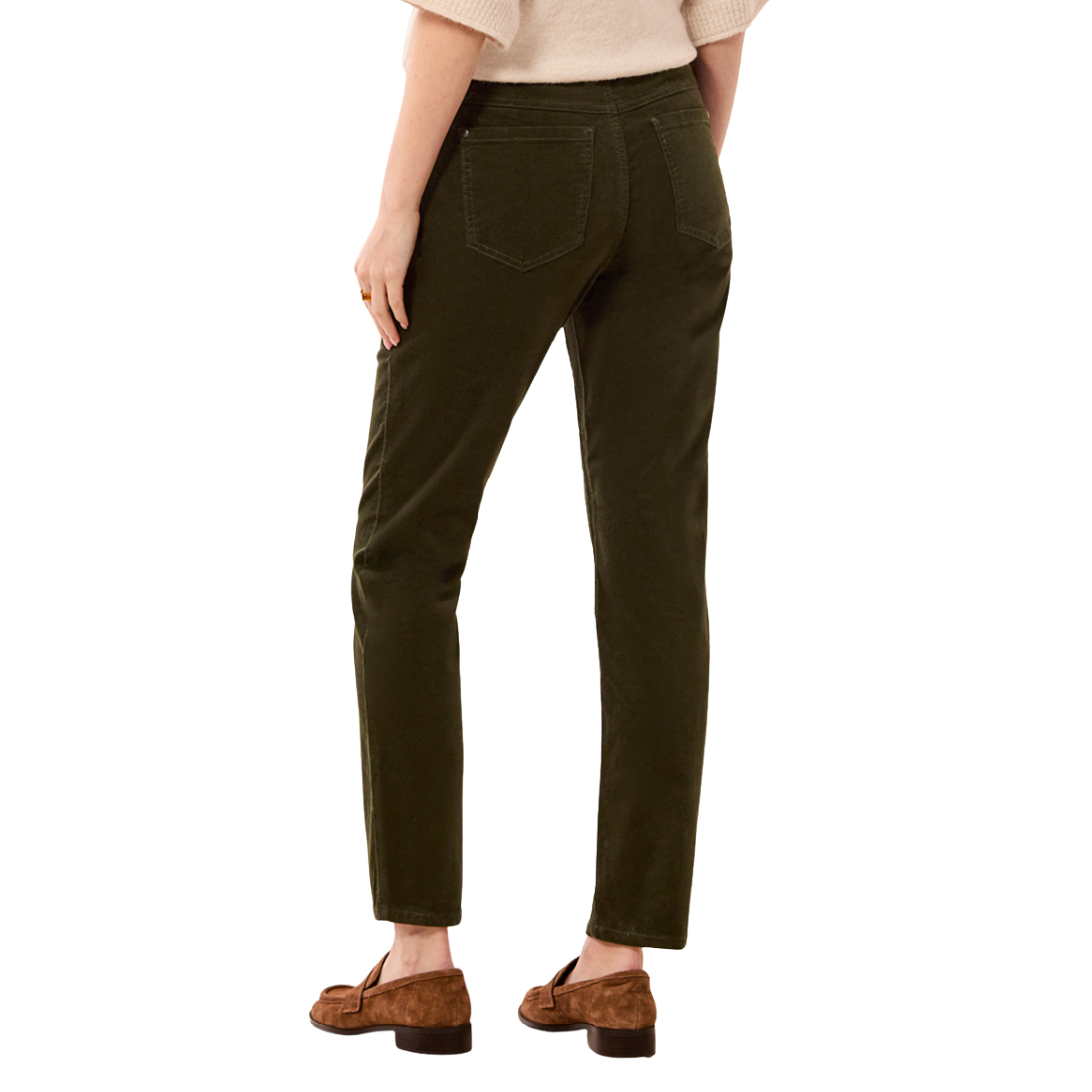 Tribal Micro Cord Audrey Pull On Pant