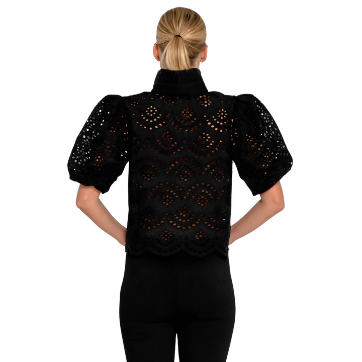 Gretchen Scott Babs Eyelet Top