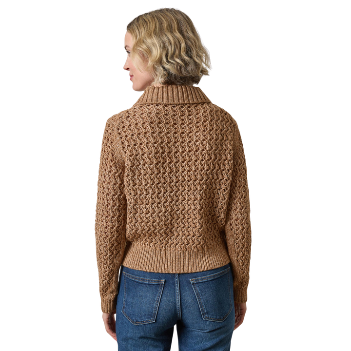 Lilla P Textured Polo Sweater