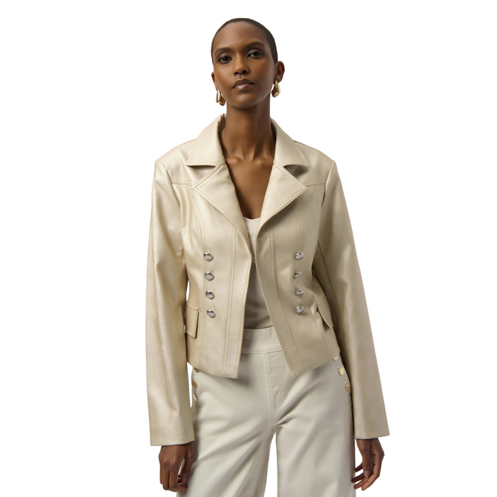Joseph Ribkoff Leatherette Jacket