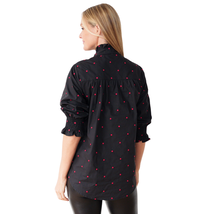 Caryn Lawn Kimberly Polkadot Top
