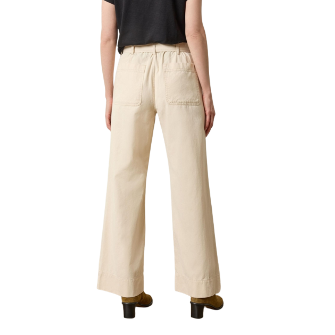 Lilla P Slant Pocket Twill Pant