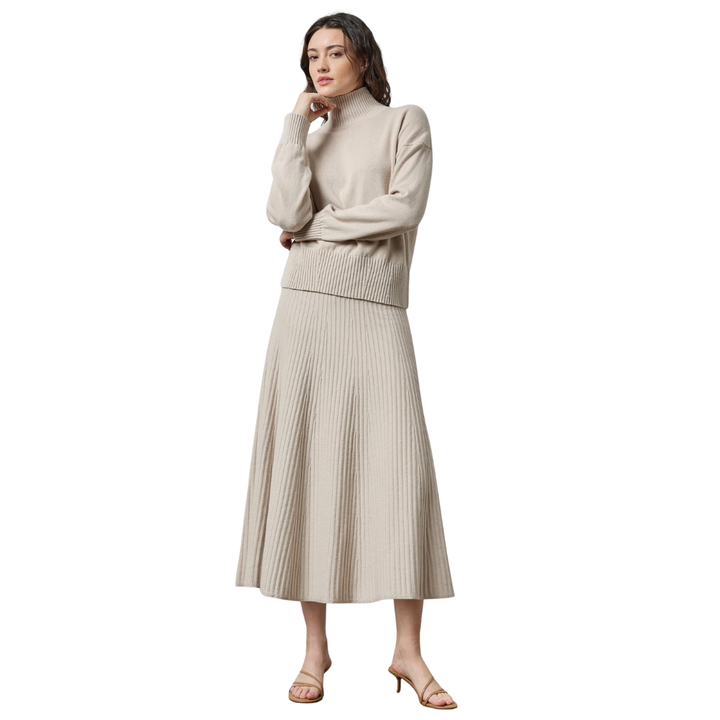 Lilla P Relaxed Turtleneck Sweater