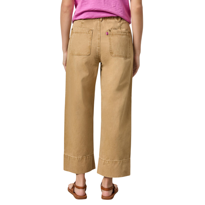 Lilla P Twill Straight Leg Pant Buckwheat