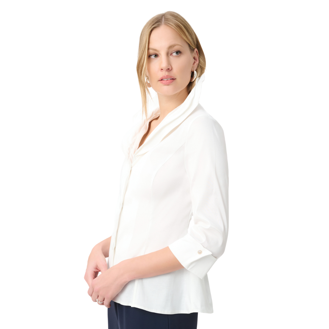 Joseph Ribkoff Double Lapel Collar Blouse