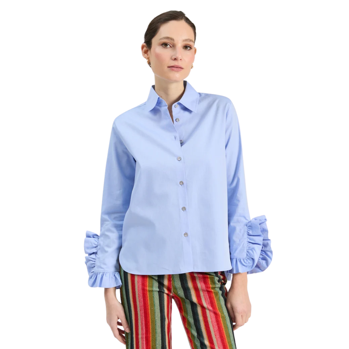 Vilagallo Ruffle Blouse