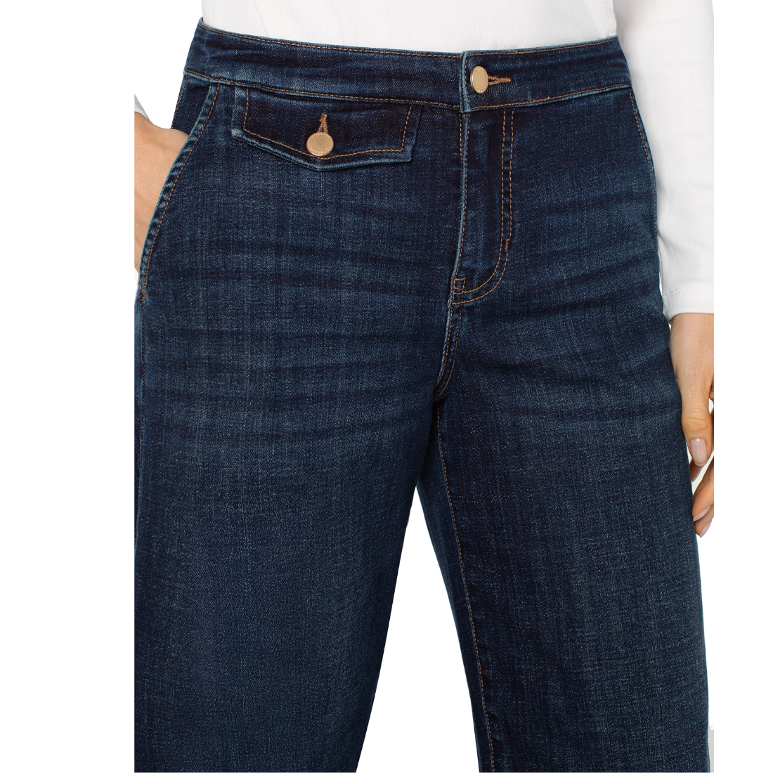 Liverpool Stride Wide Leg Trouser