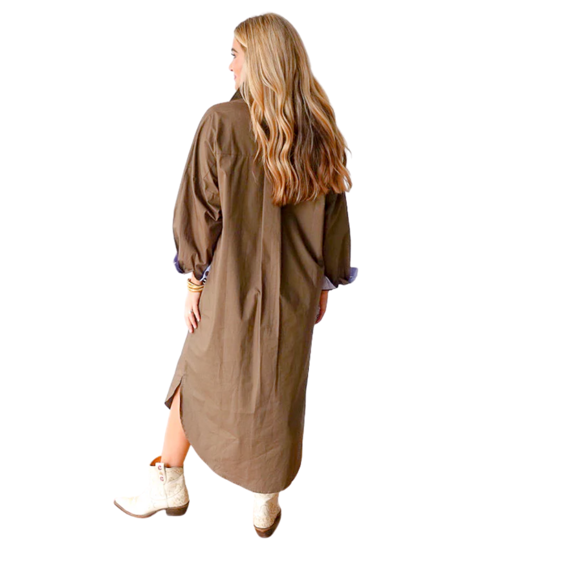 Caryn Lawn Dani Dress Forest & Lavender