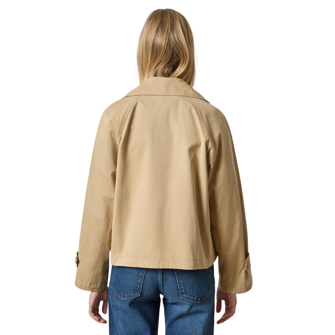 Lilla P Double Breasted Short Trench