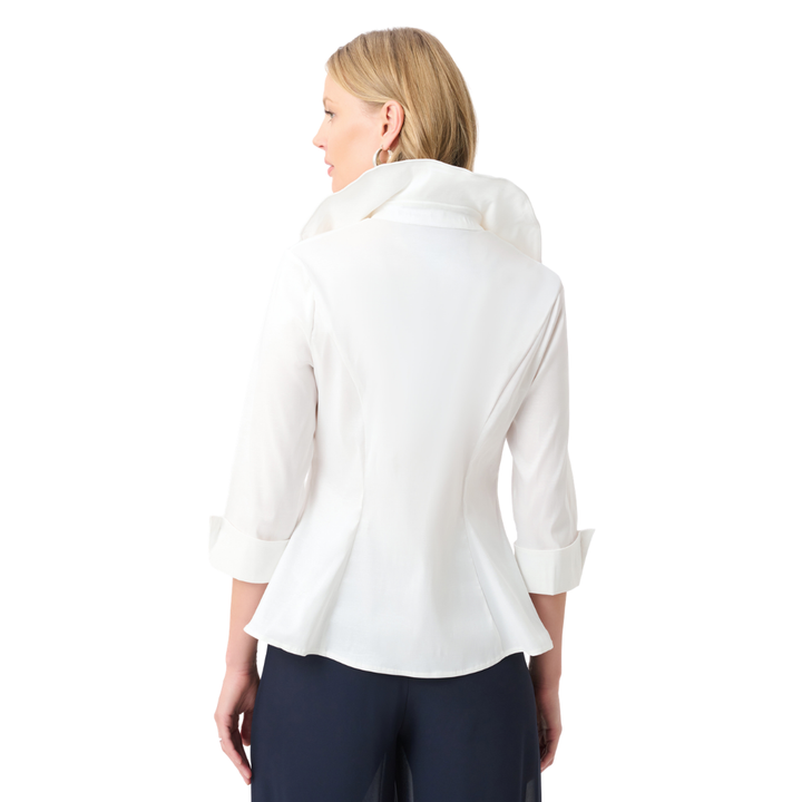 Joseph Ribkoff Double Lapel Collar Blouse