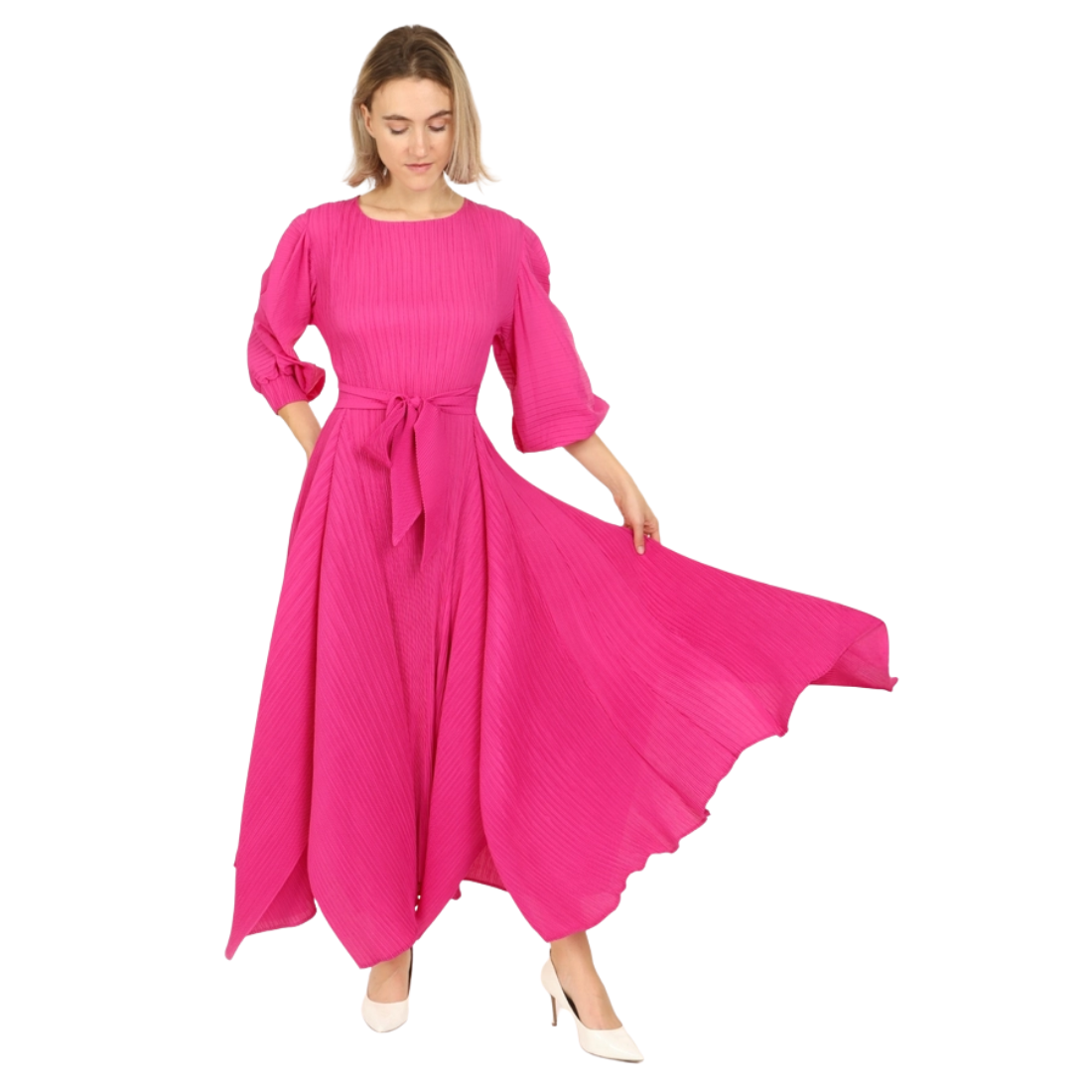 Florence Fuchsia Dress
