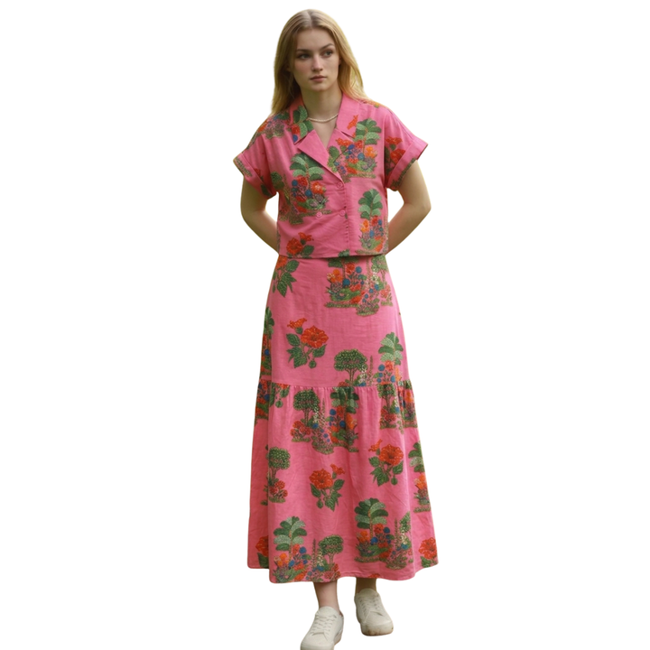 Maude Vivante Ada Skirt Pink Isles