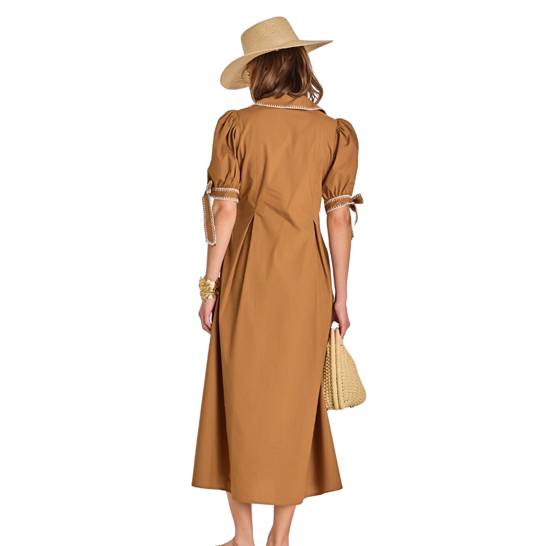 Sepia Stitch Dress