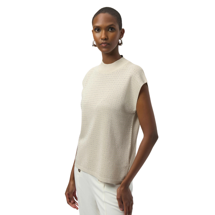 Joseph Ribkoff Sleeveless Sequin Sweater