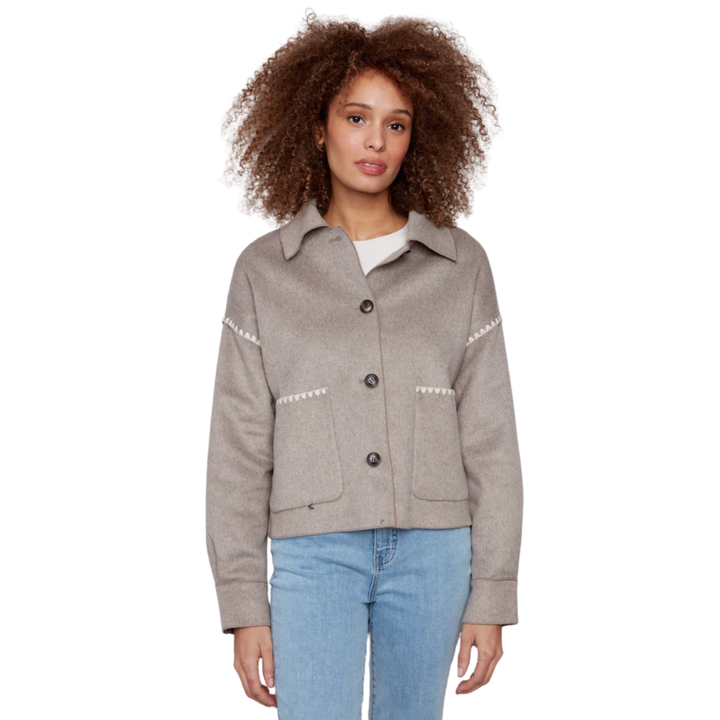 Charlie B Double-Faced Wool Jacket