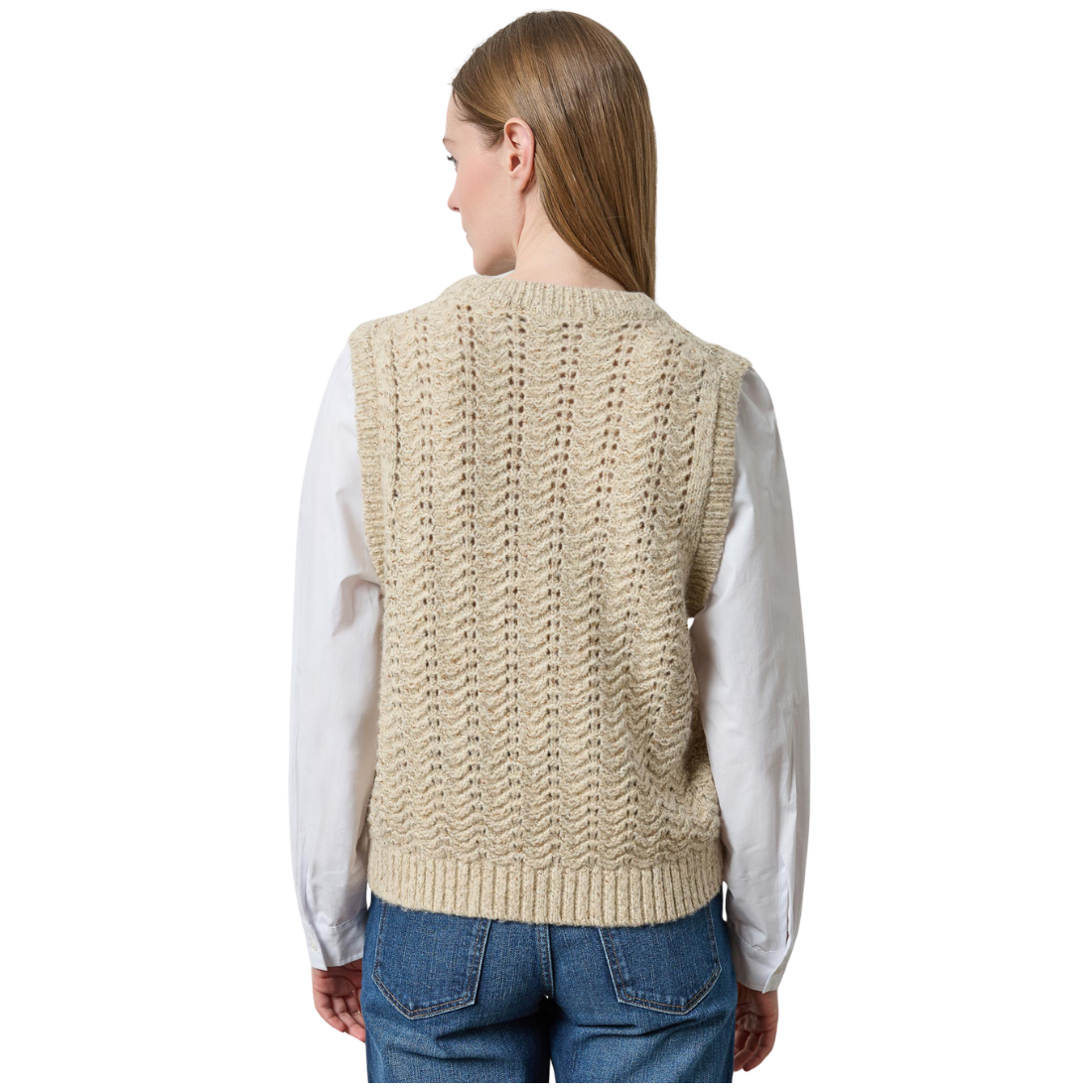 Lilla P Mixed Media Sweater