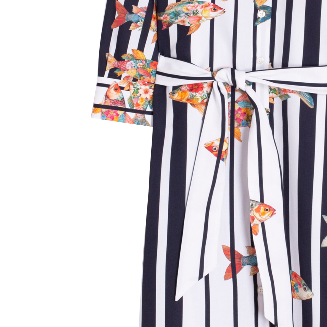 Vilagallo Stripe Shoal Dress