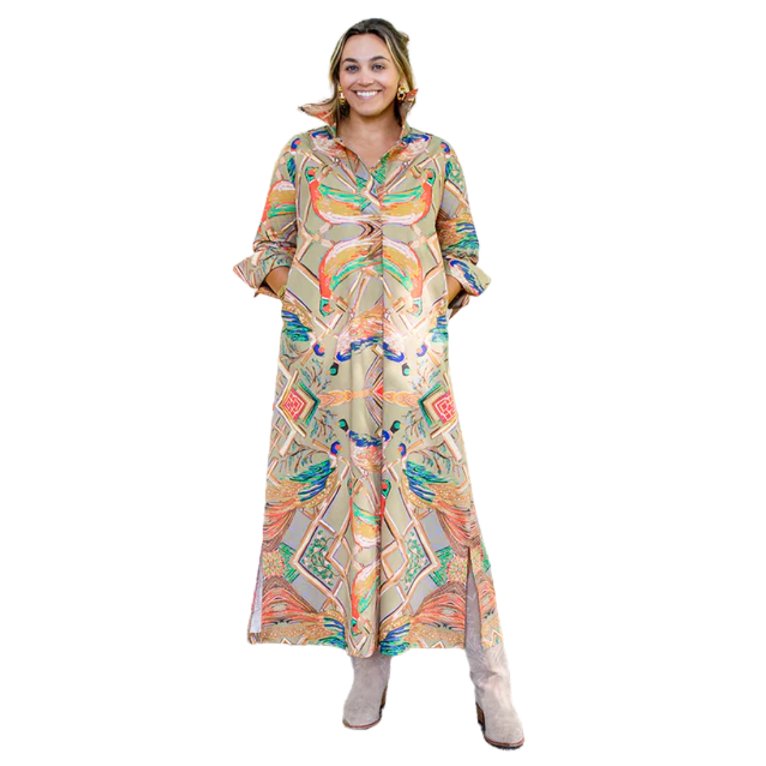 House of MBR Shirt Dress Long Winston