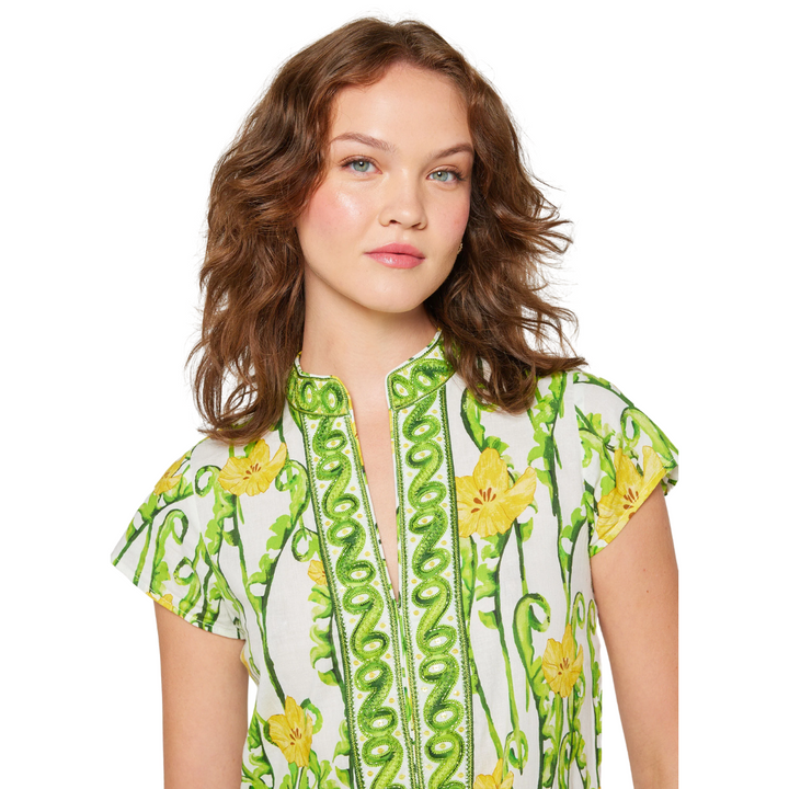 Bella Tu Lana Caftan Blooming Yellow