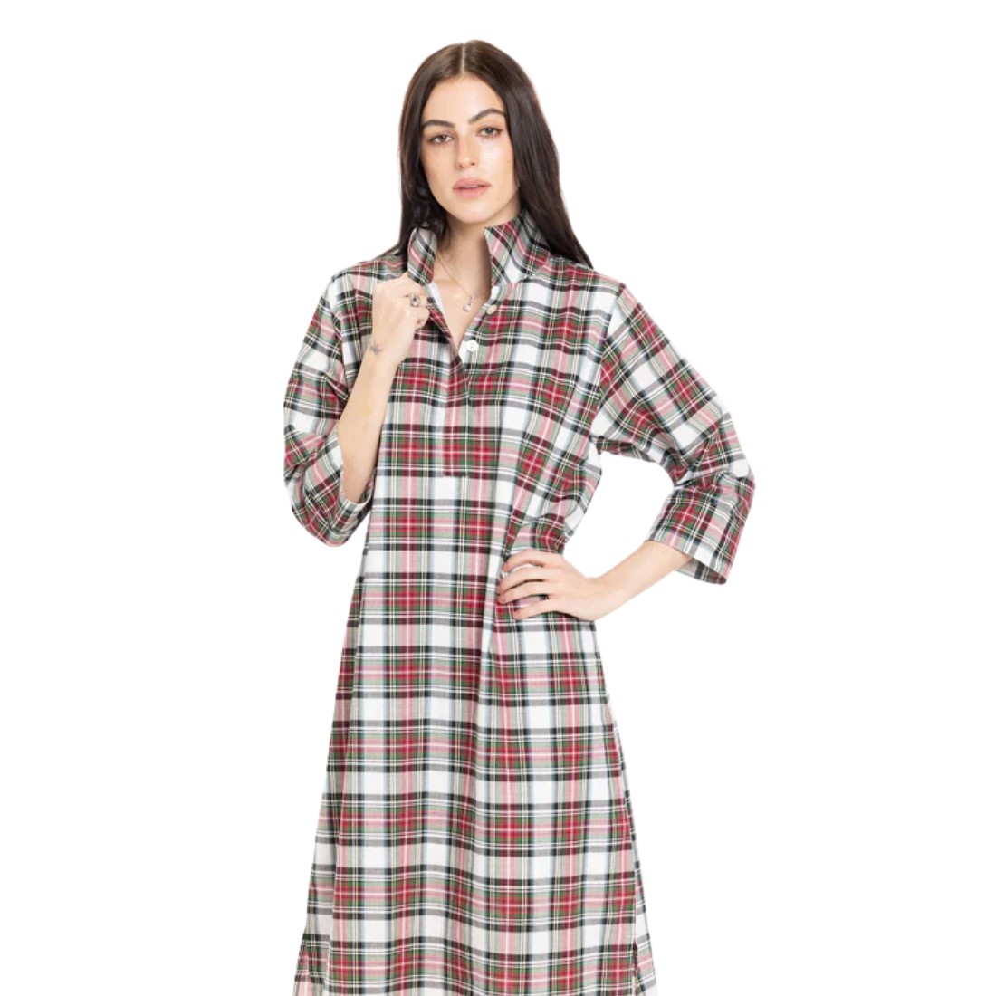 Holly Shae Grace Dress Holiday Plaid
