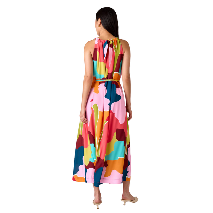 Crosby Julie Dress Block Poppy
