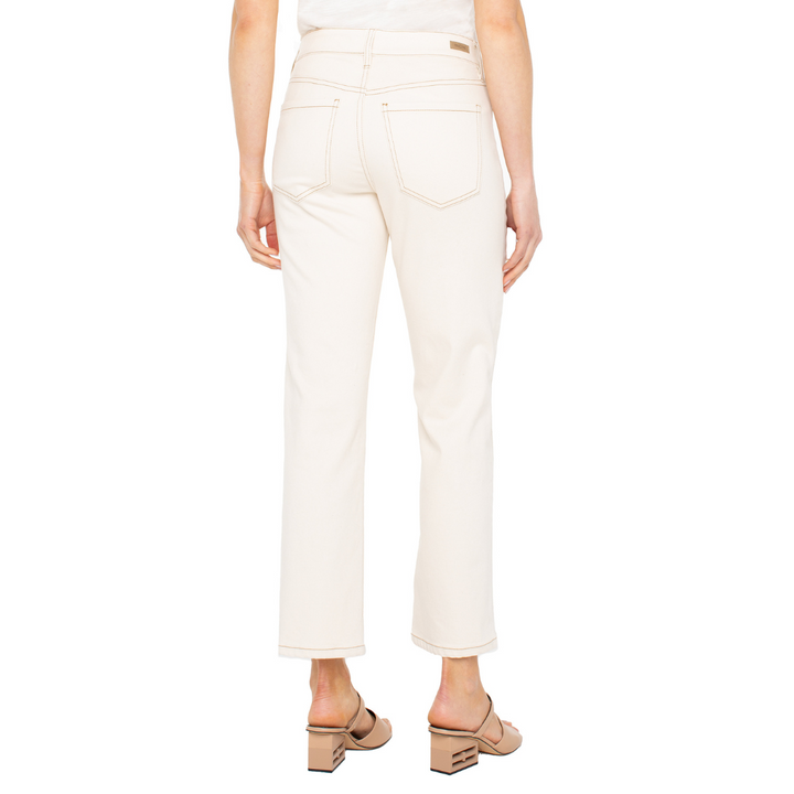 Liverpool Kennedy Crop Seamed Straight