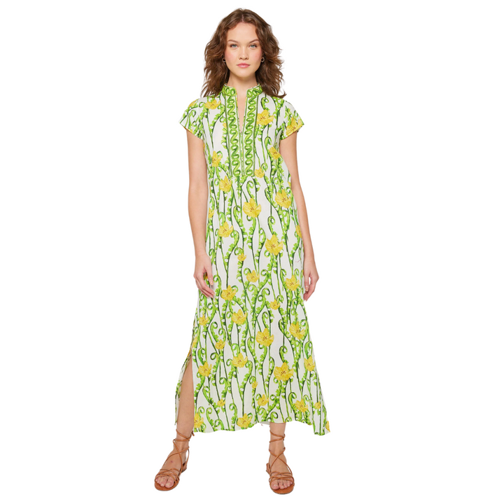 Bella Tu Lana Caftan Blooming Yellow