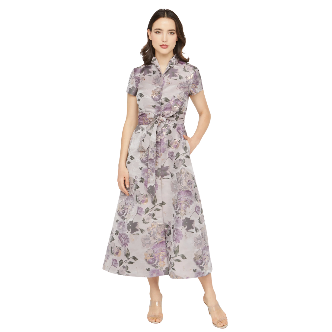 Kay Unger Robin Tea Length Dress