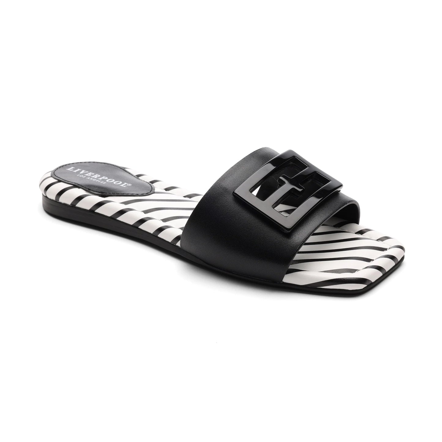 Liverpool Dunbar Slide Black Stripe