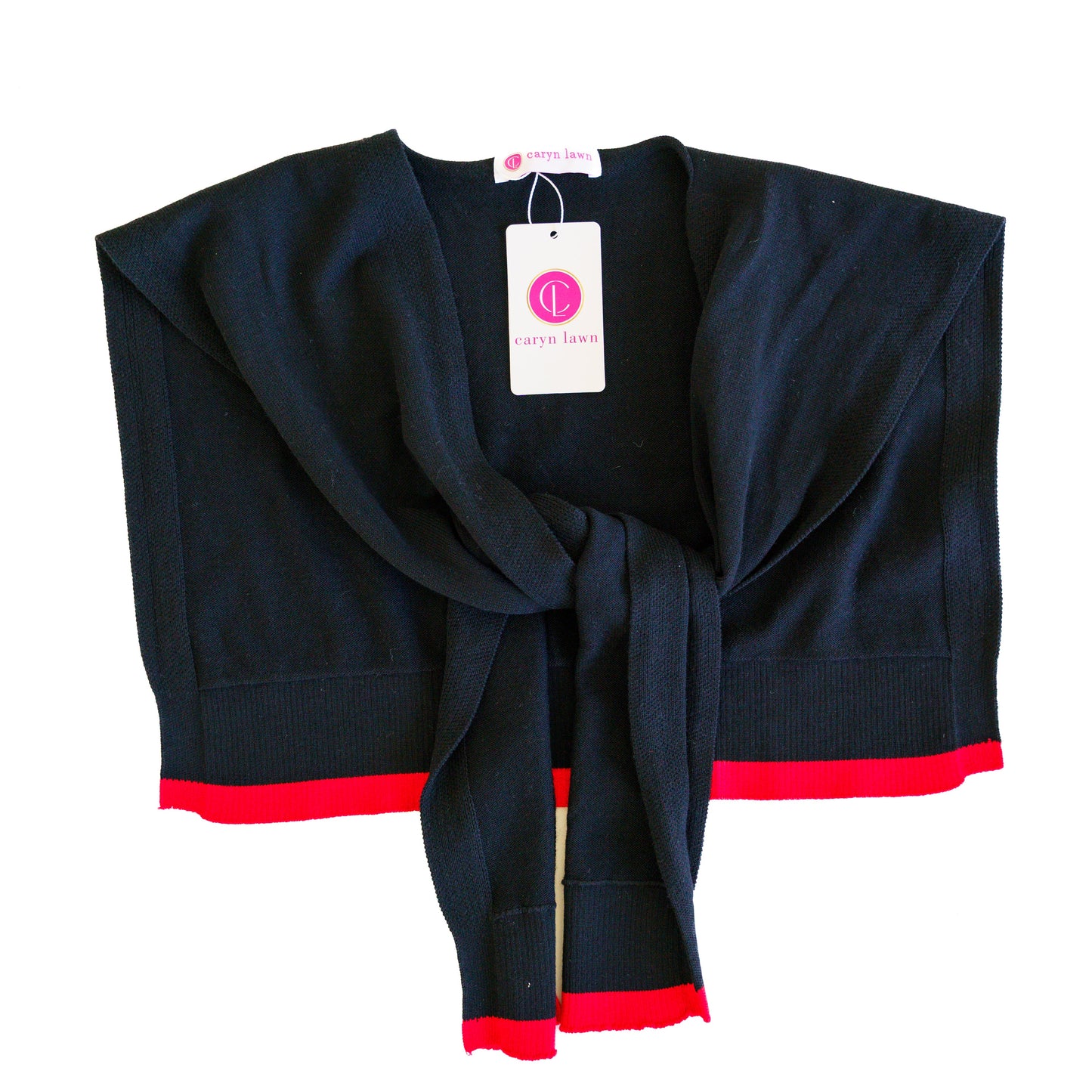 Caryn Lawn Caryn Cardi Red & Black