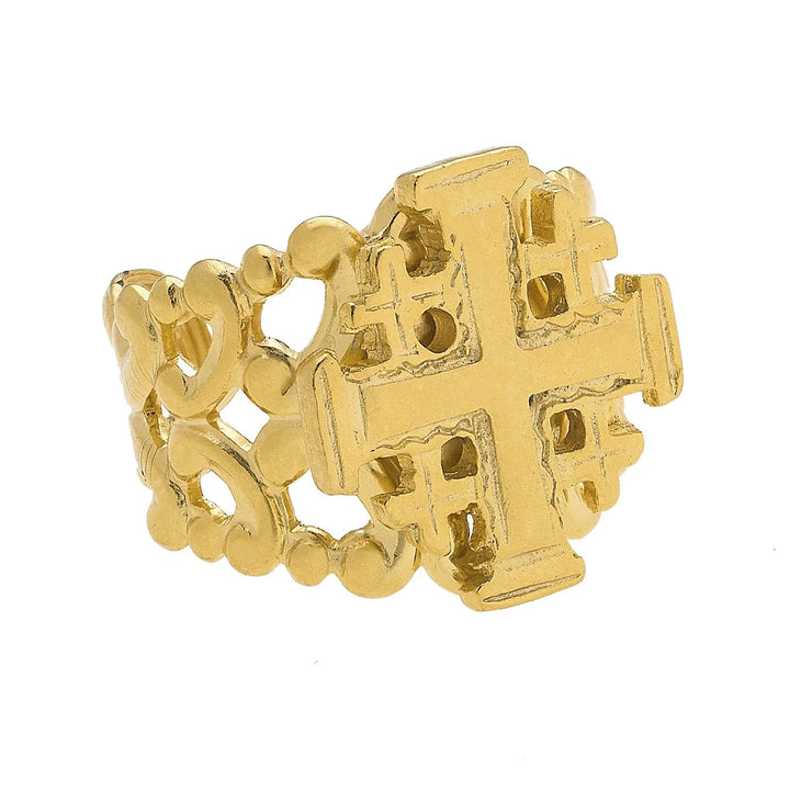 Susan Shaw Jerusalem Cross Ring