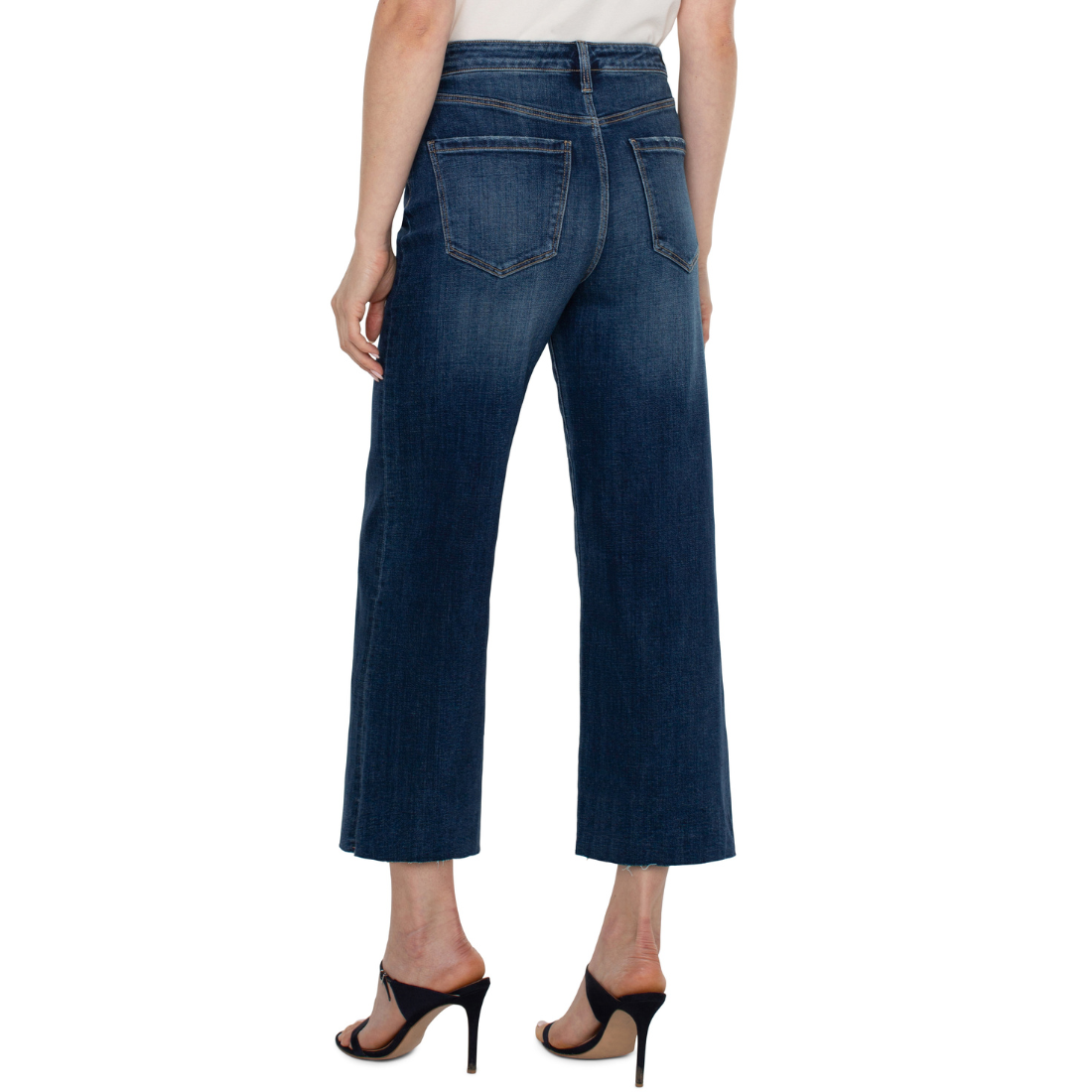 Liverpool Stride Crop Cut Hem Bowers